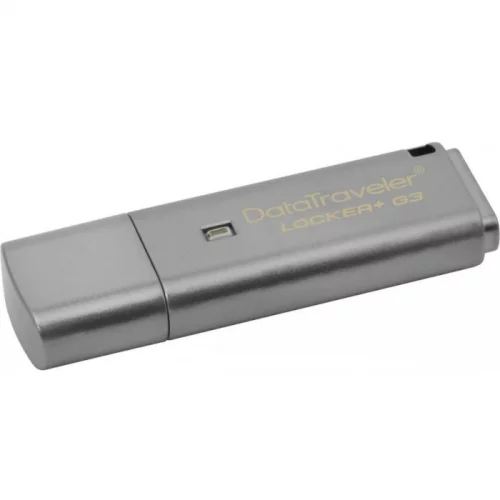 Флеш накопитель 64GB Kingston DataTraveler Locker+ G3 256bit Encryption, USB 3.0, Metallic (DTLPG3/64GB)