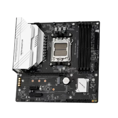 Материнская плата MAXSUN MS-Terminator B650M, AM5, B650, 4*DDR5, 4*SATA 3.0, 2*M.2, USB 3.2, USB 2.0, Type-C, 1*PCIE 16, 1*PCIE 4, 1*PCIE 1, HDMI+DP, mATX фото 2