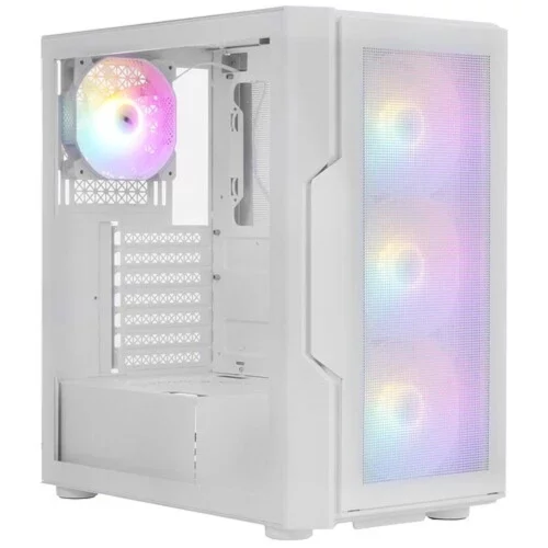 1STPLAYER TRILOBITE T7-P White / ATX / 4x120mm LED fans / T7-P-WH-4F1-W