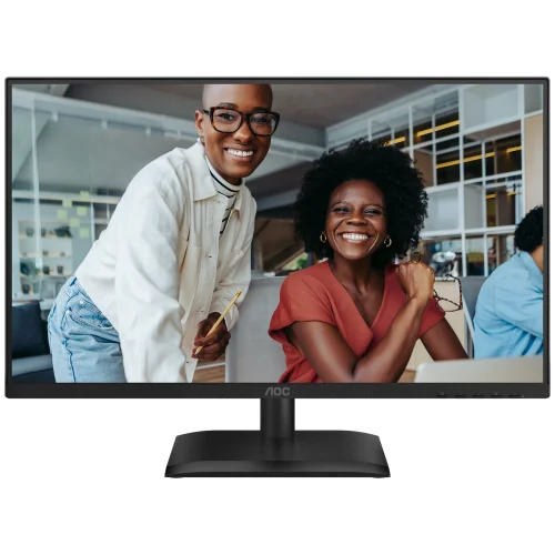 Монитор AOC 24E4U 23.8 1920x1080, IPS, 200Hz, 80M:1, 300cd, 4 ms, HDMI 1.4, DisplayPort 1.2, 4*USB, Speakers, Height adj 150, pivot, VESA 100, 3Y, Black фото 2