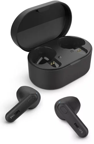 Philips TAT1138BK/ 00 Наушники TWS вкладыши с микр, черный (TAT1138BK/00)