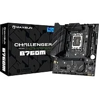 MAXSUN MS-Challenger B760M (Socket 1700, mATX, 2*DDR4, VGA+ HDMI, 3*SATA3, 2*M.2, 1xPCI-E x16 / 1xPCI-E x1, 2*USB 2.0, 4*USB 3.2 Gen1 , LAN 1*1G, RTL)