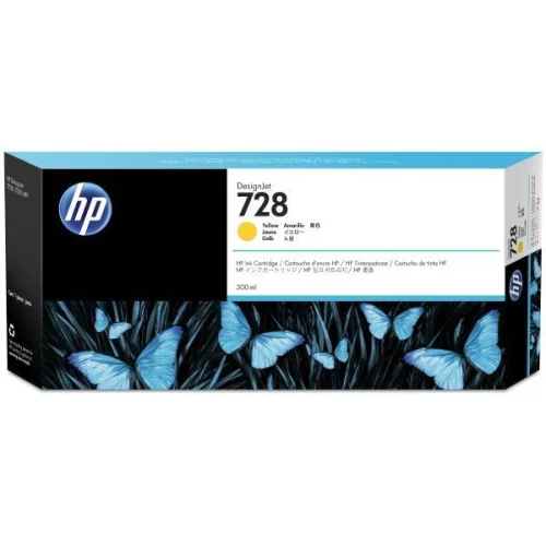 Картридж/ HP 728 300-ml Yellow InkCart (F9K15A)