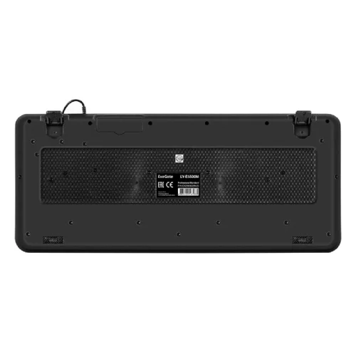 Exegate EX296922RUS Клавиатура ExeGate Professional Standard LY-E5500M (USB, полноразмерная, влагозащищенная, 104кл., Enter большой, подставка под запястья, длина кабеля 1,35м, черная, Color Box) фото 3