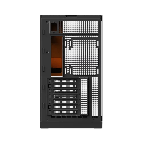 Корпус ПК без блока питания/ Case Geometric Future Model 5, Midi-Tower, TG, no fans, 2xUSB-A 3.0, 1xUSB 3.2 Type-C, E-ATX, ATX, mATX, mITX Black/ Yellow (1AM5WKBY00100) фото 6