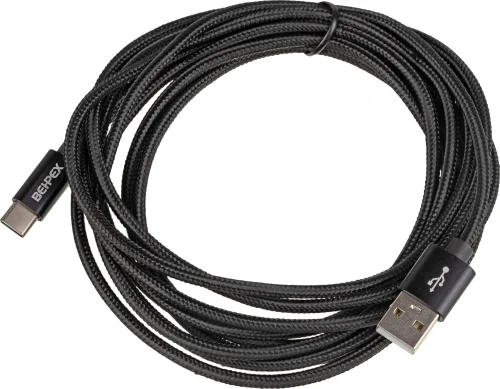 Кабель USB (m)-USB Type-C (m) 3м черный (1491089) (1491089#MLN)