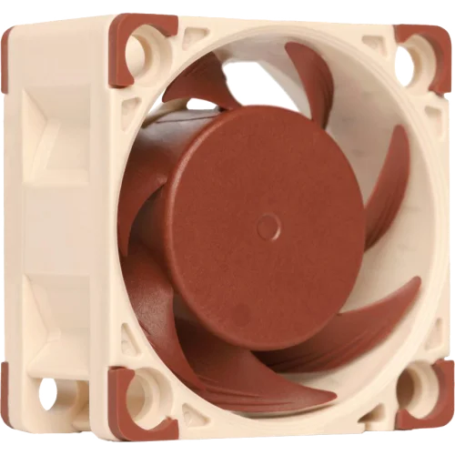 Кулер для корпуса/ Case Cooler Noctua NF-A4x20 FLX (40x40x20mm, 3-pin, 5.53CFM, 14.9dBA, 5000RPM, Beige/Brown)