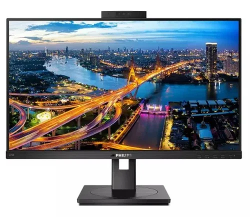Монитор Philips 27 [16:9] 2560х1440(WQHD) IPS, nonGLARE, 75 Hz, 350 cd/m2, H178°/V178°, 1000:1, 50М:1, 16.7M, 4ms, DVI, HDMI, DP, USB-Hub, Height adj, Pivot, Tilt, Swivel, Speakers, Black (275B1H (00/01))