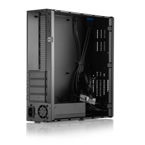 Корпус с блоком питания 400Вт./ Case Foxline mATX Desktop 400W FL-461 mATX case, black, w/ PSU FLEX 400W, w/ 1xUSB3.0+1xType-C (USB2.0) (FL-461-FLX400) фото 3