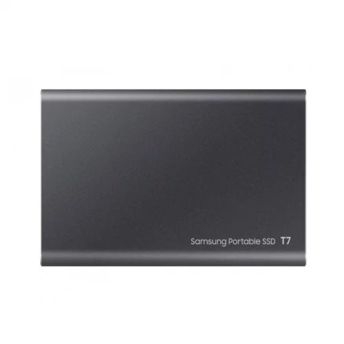 Внешние HDD и SSD/ Samsung External SSD T7, 500GB, Type-C, USB 3.2 Gen2, R/W 1050/1000MB/s, 85x57x8mm, Titan Gray (12 мес.) (MU-PC500T/WW) фото 3