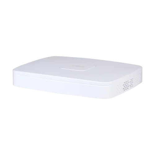 DAHUA DHI-NVR4108-8P-EI 8-канальный IP-видеорегистратор c PoE, 4K, H.265+, видеоаналитика, входящий поток до 256Мбит/ с, 1 SATA III до 16Тбайт