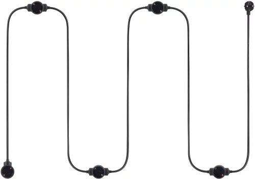 Сетевой удлинитель Buro BU-PDS5.5/B 5м (5 розеток) черный (пакет ПЭ)