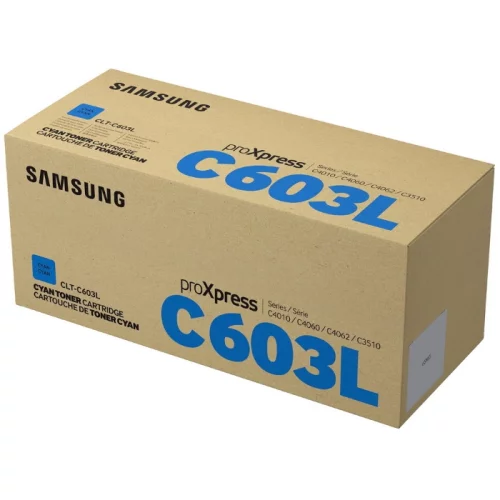 Тонер-картридж/ Samsung CLT-C603L High Yield Cyan Toner Cartridge (SV232A)