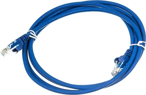 Патч-корд LANMASTER LSZH UTP кат.5e, 2.0 м, синий (LAN-PC45/ U5E-2.0-BL) (LAN-PC45/U5E-2.0-BL)