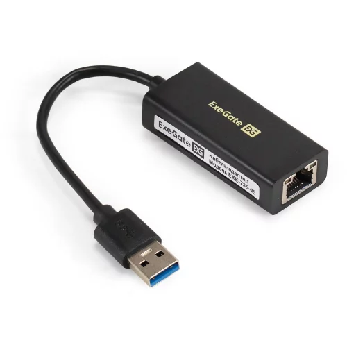 Exegate EX283722RUS Кабель-адаптер EXE-735 USB3.0 --] UTP 1000Mbps AX88179