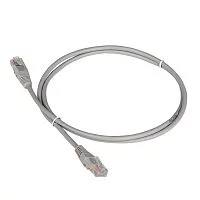 Патч-корд Патч-корд TWT UTP кат.5e, с заливными колпачками, 25.0 м, серый (TWT-45-45-25-GY)