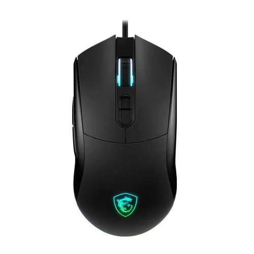 мышь проводная Mouse MSI FORGE GM320, Wired, 126g, DPI 128800, Symmetrical design, RGB LED, black (S12-0402530-HH9)