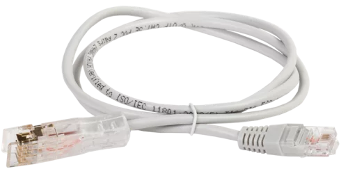 ITK Патч-корд 110-RJ45 2 пары, кат.5Е, 2м, серый (PC01-11045-2P2M)