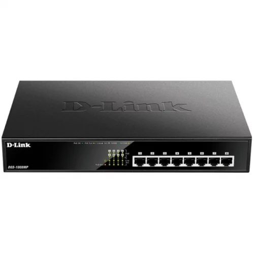 Коммутатор D-Link DGS-1008MP/ A2A (DGS-1008MP/ B1A) (DGS-1008MP/B1A)