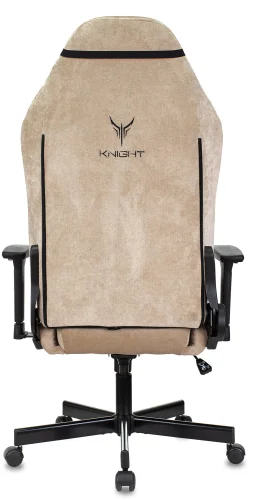 Кресло игровое Knight N1 Fabric бежевый Light-21 с подголов. крестов. металл (KNIGHT N1 BEIGE) фото 19