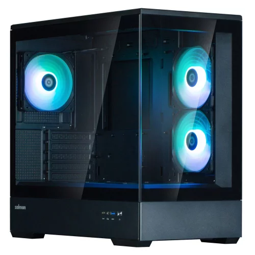 ZALMAN P30 V2, MATX, BLACK, WINDOW, 2x3.5