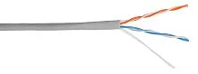 Кабель NewMax UTP, 2 пары, 25AWG, Кат.5e, PVC, серый, 305 метров (NM-UTP5E2PR-CU)