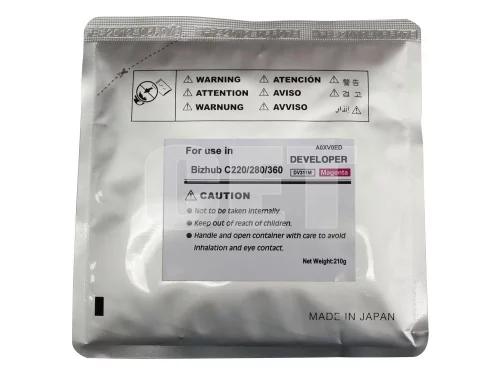 Девелопер для KONICA MINOLTA Bizhub C220/ C280/ C360 (CET) Magenta, 210г/ пак, 114000 стр., CET8434