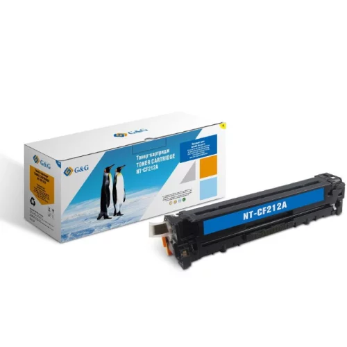 Тонер-картридж G&G NT-CF212A, желтый 1800 / страниц для НР LaserJet Pro200 Color M251n/ M251nw/ M276n/ M276nw