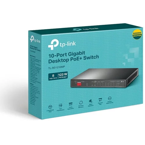 Коммутатор TP-Link TL-SG1210MP PoE+ (TL-SG1210MP) (TL-SG1210MP) Коммутатор TP-Link TL-SG1210MP PoE+ (TL-SG1210MP) фото 4