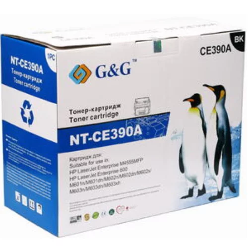 Картридж G&G 90A (GG-CE390A) (GG-CE390A) Картридж G&G 90A , черный / 10000 страниц для HP LJ M4555/M601/M602/M603 (GG-CE390A)