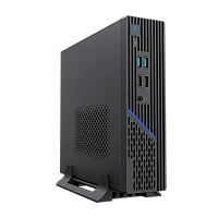 Корпус с блоком питания 120Вт/ Case Foxline FL-109-AD120-DC mITX, w/ ext.PSU 120W, DC-converter, w/2xUSB2.0+2xUSB3.0, 1x40mmFan, black, VESA, w/pwr cord