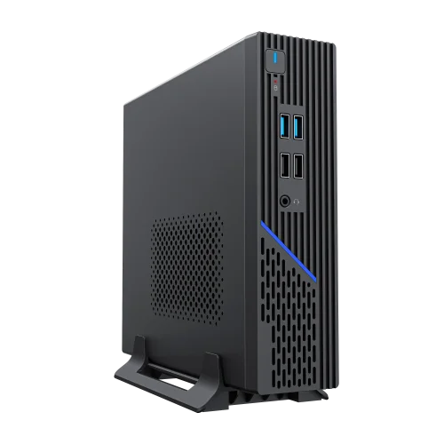 Корпус с блоком питания 120Вт/ Case Foxline FL-109-AD120-DC mITX, w/ ext.PSU 120W, DC-converter, w/2xUSB2.0+2xUSB3.0, 1x40mmFan, black, VESA, w/pwr cord