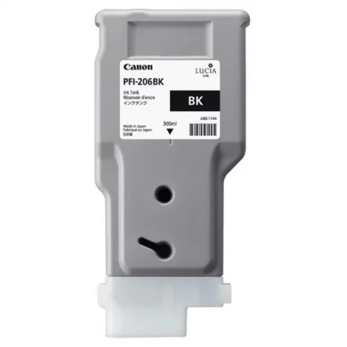 Картридж струйный CANON PFI-206 BK черный 300 мл для iPF6400, iPF6450 (5303B001)