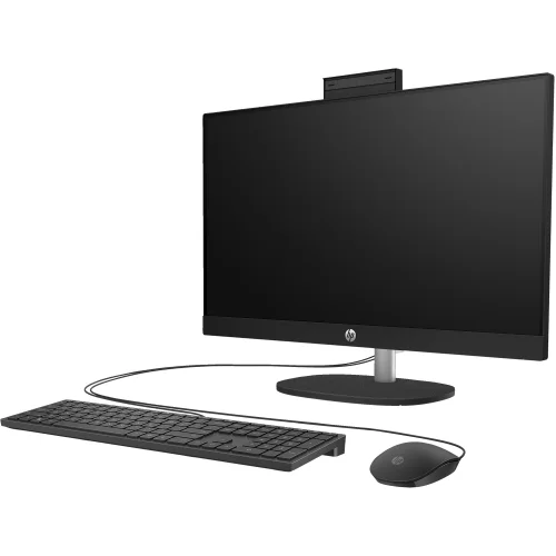Моноблок HP 24-cr2055ci 23.8 Full HD U5 225U (1.7) 8Gb SSD512Gb Iris Xe без ОС GbitEth WiFi BT 90W клавиатура мышь Cam черный 1920x1080 (C84E3EA) фото 3
