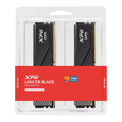 Модуль памяти ADATA 32GB DDR5 6000 UDIMM LANCER BLADE AX5U6000C4816G-DTLABBK Non-ECC, CL48-48-48, kit 2x16gb