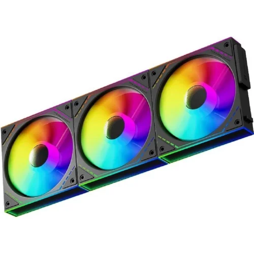 Thermalright Комплект вентиляторов (3 шт.) TL-M12QR-S X3 (Pack of 3) / Reverse / ARGB / 120mm PWM / TRTLM12QRS.3P фото 3
