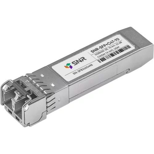 Модуль/ Модуль SFP+ CWDM оптический, дальность до 70км (23dB), 1470нм (SNR-SFP+C47-70)
