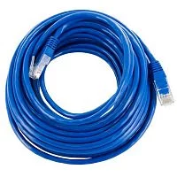 Патч-корд TWT UTP кат. 5e 10 м синий (TWT-45-45-10-BL)