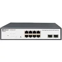 ORIGO Настраиваемый L2 коммутатор 8x1000Base-T, 2x1000Base-X SFP, комплект для установки в 19" стойку (OS2410/A1A)