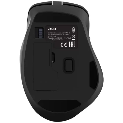 Мышь компьютерная/ Беспроводная мышь Acer OMR140 оптическая (1600dpi) (6but) black (ZL.MCEEE.00G) фото 3