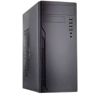 Корпус без блока питания/ Case Foxline FL-301, ATX, 4xUSB2.0, HDA, w/ o FAN, w/ o PSU, no PowerCord , w/ DVD-RW installed (FL-301-RW)