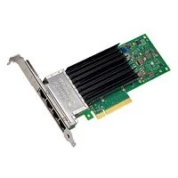 Intel® Ethernet Converged Network Adapter X710-T4L 4x RJ45 port 10GbE/ 5GbE/ 2.5GbE/ 1GbE, PCI-E v3 x8, iSCSI, NFS, VMDq. PCI-SIG* SR-IOV, w/ o RDMA, Low Profile (174237) {5} (X710T4LBLK)