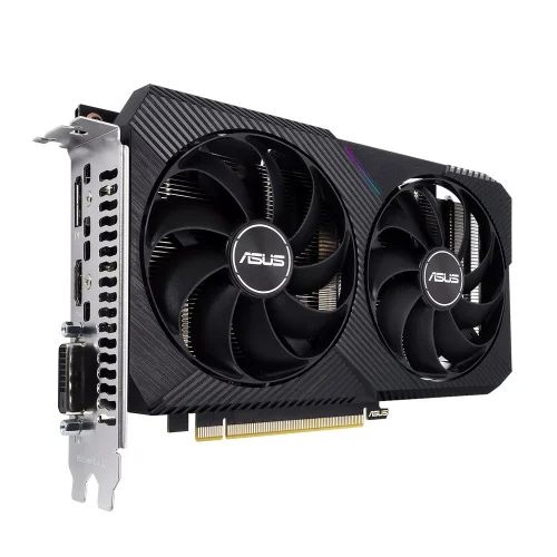 Видеокарта ASUS NVIDIA GeForce DUAL-RTX3050-O8G-V2 8GB (90YV0GH6-M0NA00) Видеокарта ASUS NVIDIA GeForce DUAL-RTX3050-O8G-V2 8GB, GDDR6/128-bit, PCIe 4.0, 1xDVI-D, 1xHDMI 2.1, 1xDP, 2-slot (90YV0GH6-M0NA00) фото 5