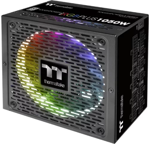 Блок питания Thermaltake ATX 1050W Toughpower iRGB Plus 80+ platinum 24+2x(4+4) pin APFC 140mm fan color LED 12xSATA Cab Manag RTL (PS-TPI-1050F2FDPE-1) фото 7