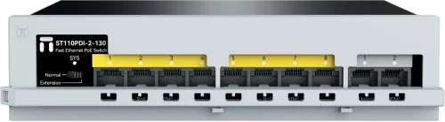 Коммутатор Netis ST110PDI-2-130 (L2) 10x100Мбит/с 8PoE 130W неуправляемый
