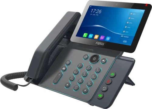 SIP-Телефон Fanvil V67, 20 SIP-акк., 7, 1024x600 Цвет. экран, POE, БП в комп., 2x1 Gbps, Wi-Fi, BT 4.2 (V67#TRL)