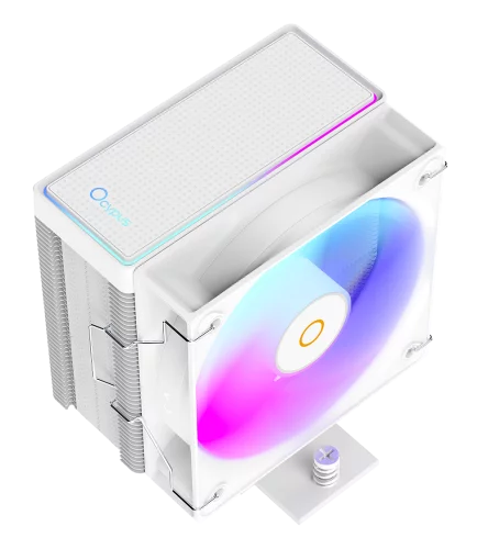 Кулер для процессора Ocypus Gamma A40 WH ARGB, 100mm ARGB FAN, Top ARGB Panel, 4 HEAT PIPES, 4-PIN PWM, 600-2400 RPM, 29DBA, HYDRO BEARING, LGA115X/1200/1700/18XX, AM4/AM5 фото 7