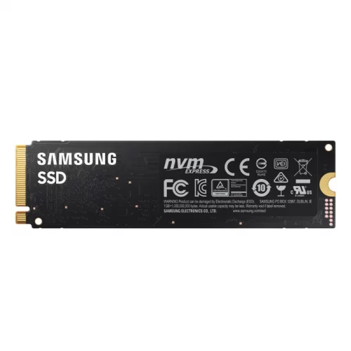 Твердотельные накопители/ Samsung SSD 980, 1000GB, M.2(22x80mm), NVMe 1.4, PCIe 3.0 x4, 3-bit MLC, R/W 3500/3000MB/s, IOPs 500 000/480 000, TBW 600, DWPD 0.33 (12 мес.) (MZ-V8V1T0BW) фото 2