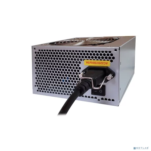Exegate ES261569RUS-S Блок питания Special UNS500, ATX, SC, 12cm fan, 24p+4p, 6/ 8p PCI-E, 3*SATA, 2*IDE, FDD + кабель 220V с защитой от выдергивания, 278164