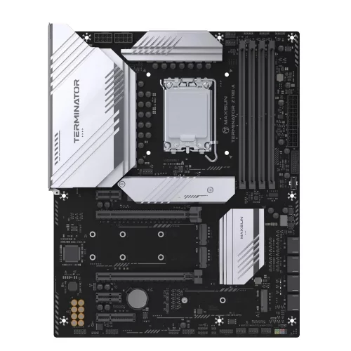 MAXSUN MS-Terminator Z790-A (Socket 1700, ATX, 4*DDR5(192Gb), DP/HDMI, 4*SATA3, 4*M.2, 1xPCI-E x16 /2xPCI-E x4, 1*Type-C, 4*USB 2.0, 4*USB 3.2 , LAN 1*2.5G, RTL) фото 2